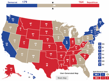 Battleground States For Presidential Election