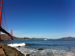 Jump in. The water is freezing.