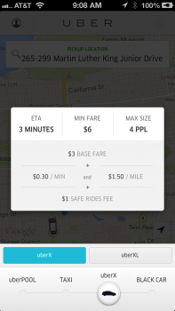 UberX Dashboard