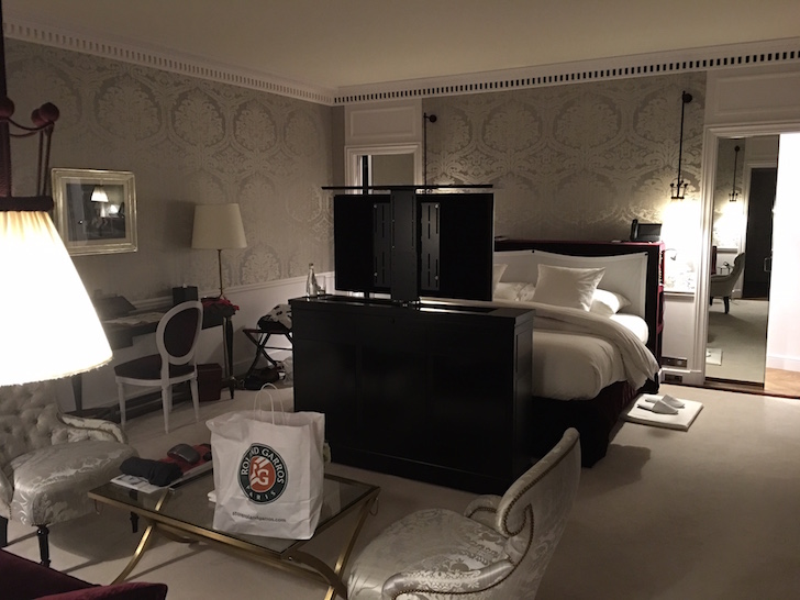 La Reserve Hotel Paris, junior executive suite for about $2,000/night