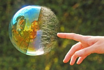 Stock Market and Real Estate Market Bubble Popping