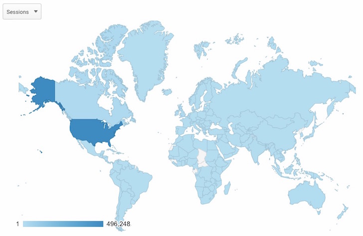 Financial Samurai global reader demographics