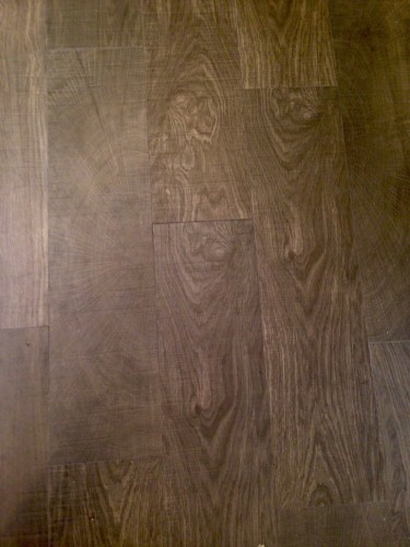 Porcelain wood-looking tile