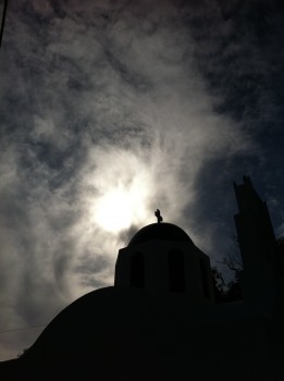 Greek Crisis, Santorini Church