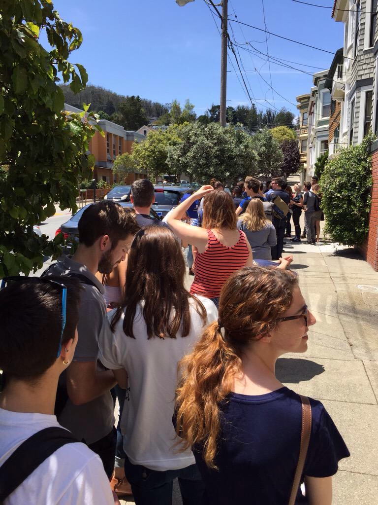 Long Lines At SF Open House  - Should I Buy A Home In A Rising Interest Rate Environment?