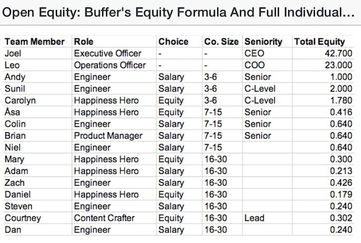 Startup company stock options