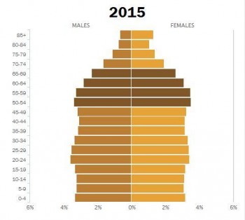 Aging Population Age Demographic 2015