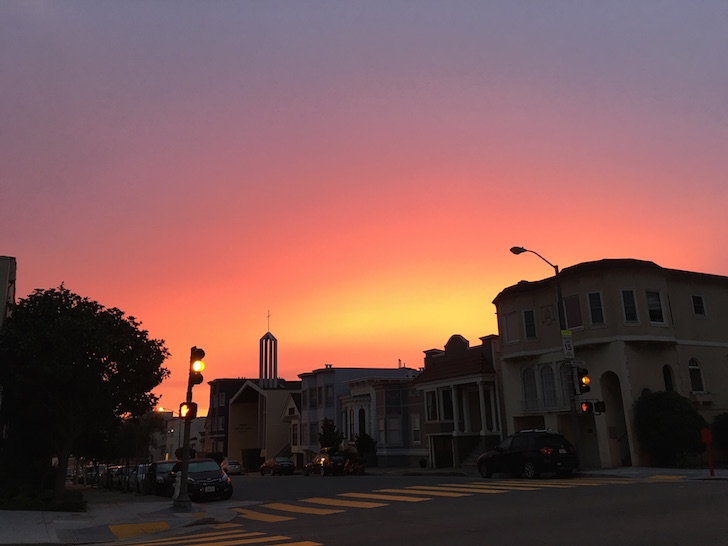 San Francisco Sunrise 7:15am
