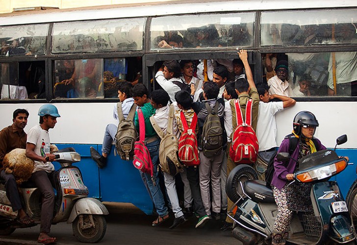 Crowded Bus