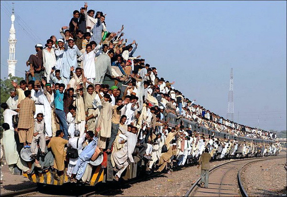 Crowded Train