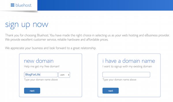 Signing up with webhosting - how to start a profitable blog