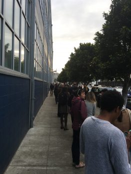 Lyft creating a 150 person line on purpose only to reject people who waited for 30 minutes in the cold.