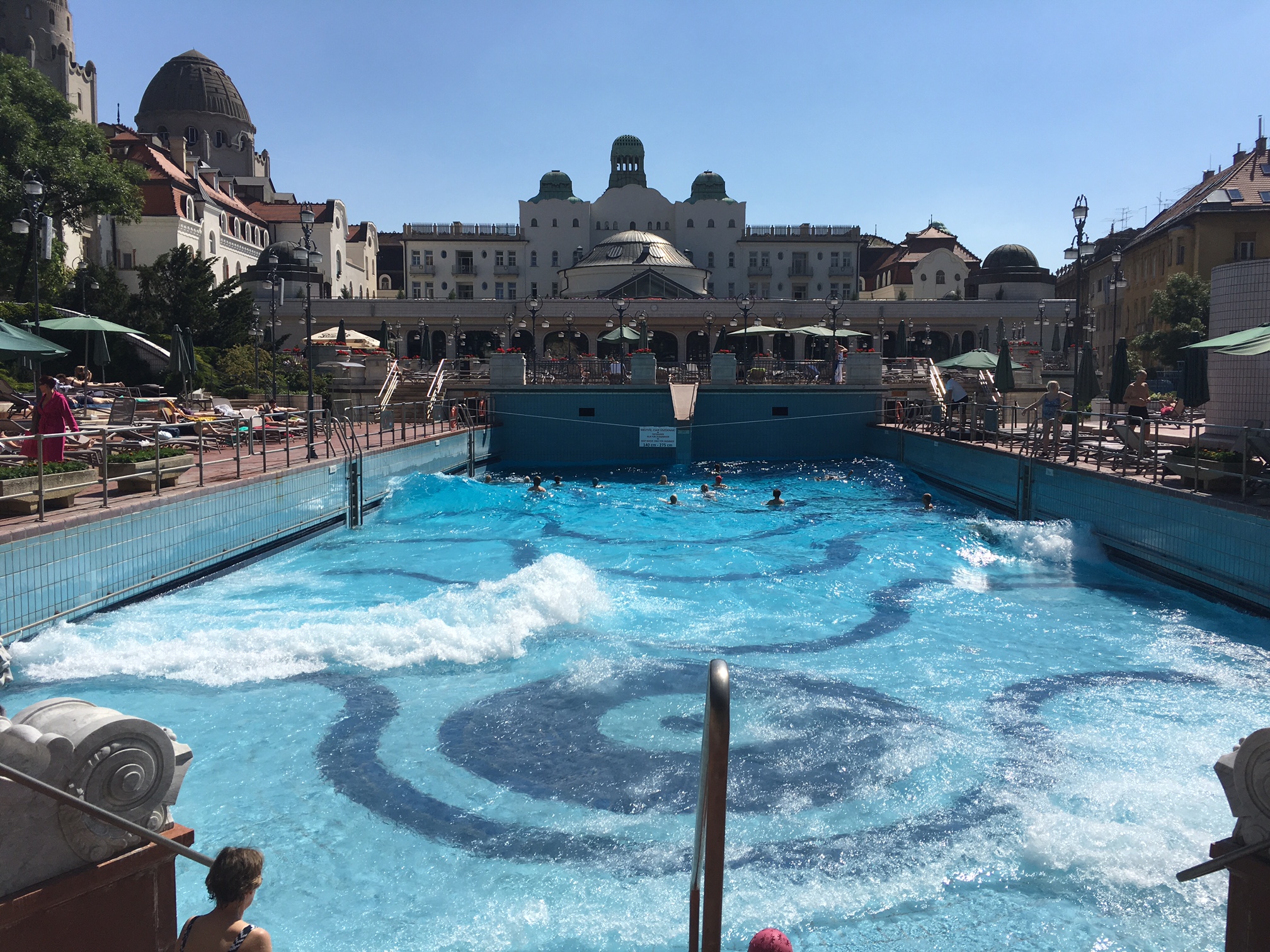 Turkish wave pool Gellert Hotel