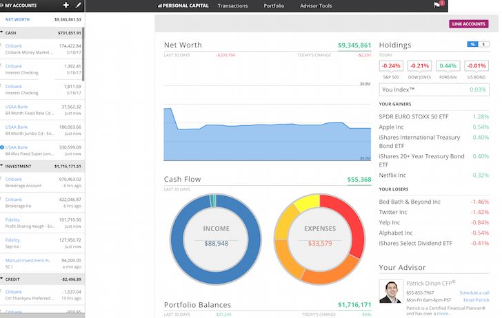 Personal Capital Free Financial Tools