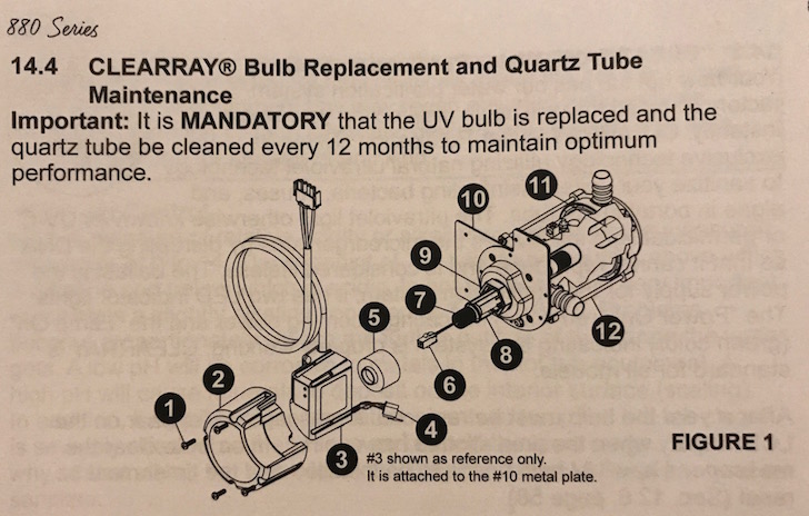 UV bulb replacement instructions