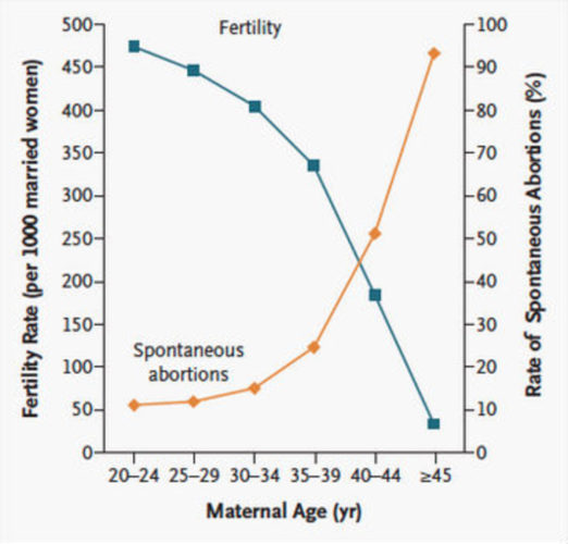 Age And Pregnancy Chart
