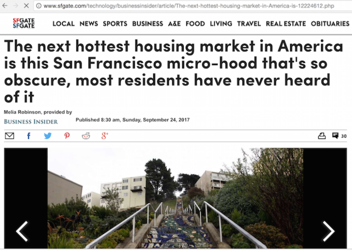 Golden Gate Heights featured in SF Chronicle and Business Insider