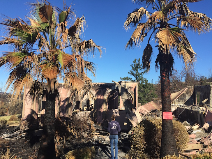 home after tubbs fire