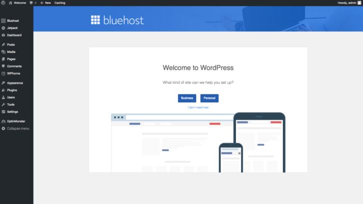 Bluehost signup