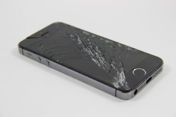 cracked iphone