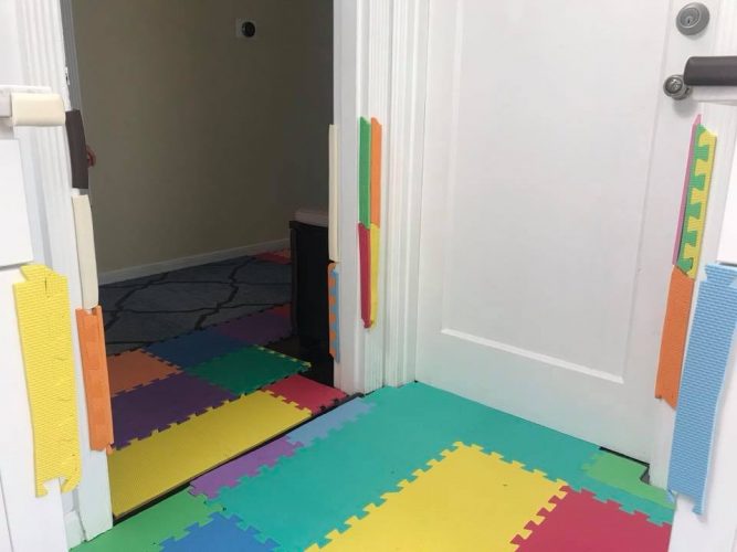 Baby proofing the house