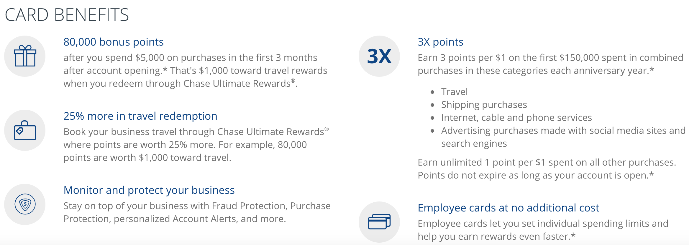 Chase Ink Business Preferred Credit Card Benefits