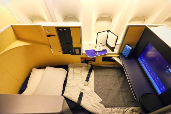 Flying first class on All Nippon Airways (ANA) using the Chase Business Ink Unlimited Credit Card