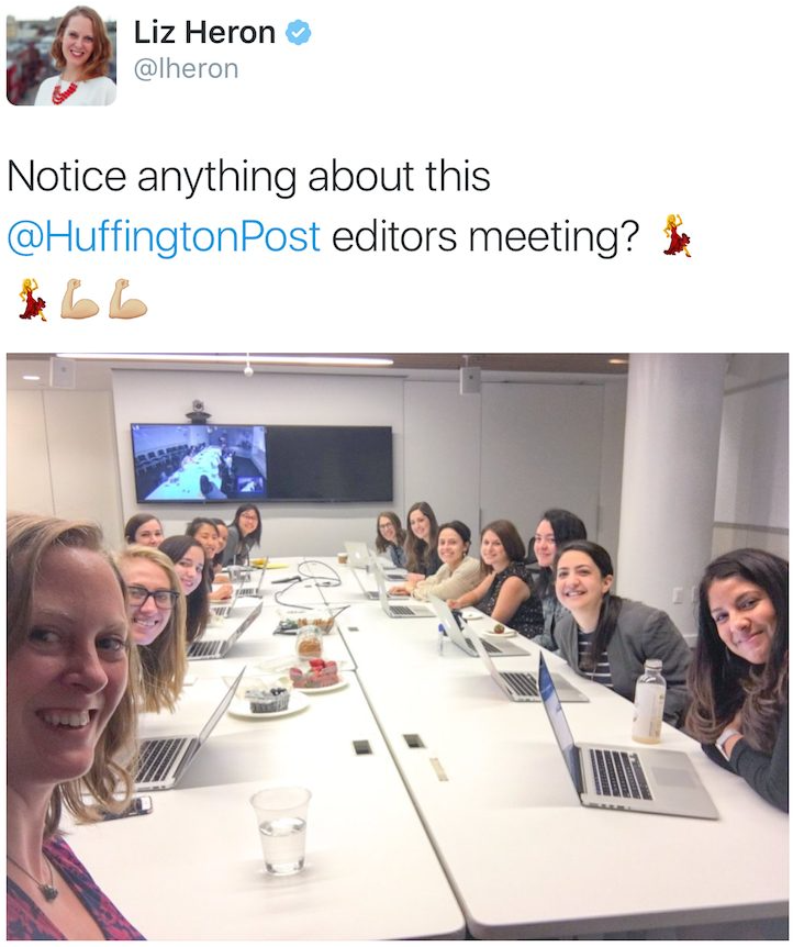 Lack of diversity at the Huffington Post