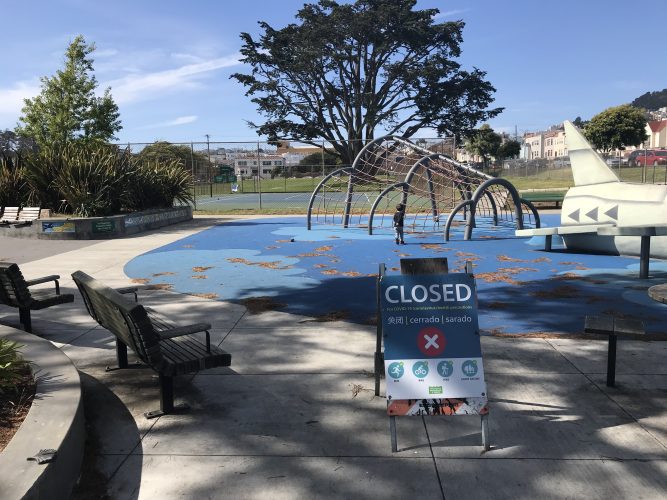 park closure during the pandemic