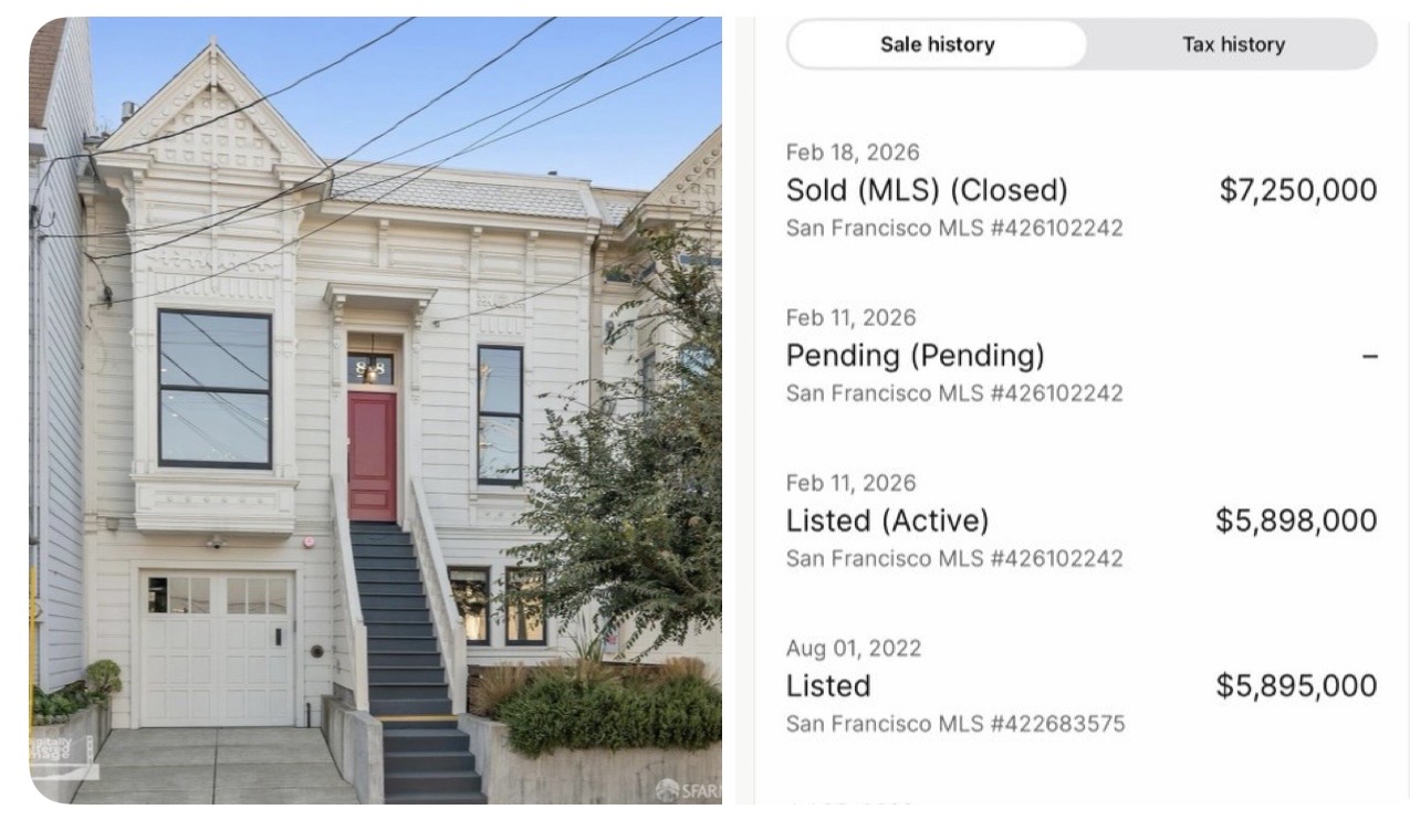 huge bidding war for a property that went over $1.25 million over asking