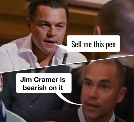 Sell me this pen - Jim Cramer is bearish on it